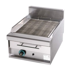 Σχαριέρα WG1 Σειρά 65 47x65x44cm 9kW Αερίου Νερού 1 Ζώνης με Λιποσυλλέκτη Επιτραπέζια SERGAS