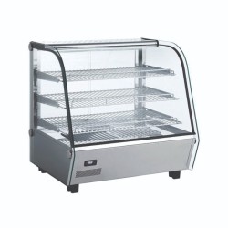 Θερμαινόμενη Βιτρίνα XCR-120L 67.8x56.8x68.5cm 1100W 220V Παρουσίασης Επιτραπέζια 3 Επιπέδων με Κυρτό Τζάμι OLYMPIA