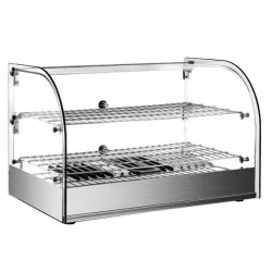 Θερμαινόμενη Βιτρίνα XCR-25L 55.5x38x36.8cm 800W 220V Παρουσίασης Επιτραπέζια 2 Επιπέδων OLYMPIA