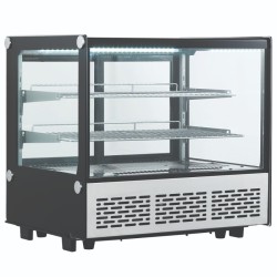 Βιτρίνα Συντήρησης XCW-120F 71x56.8x68.6cm 240W 220V 135lt 4 Όψεων Επιτραπέζια OLYMPIA