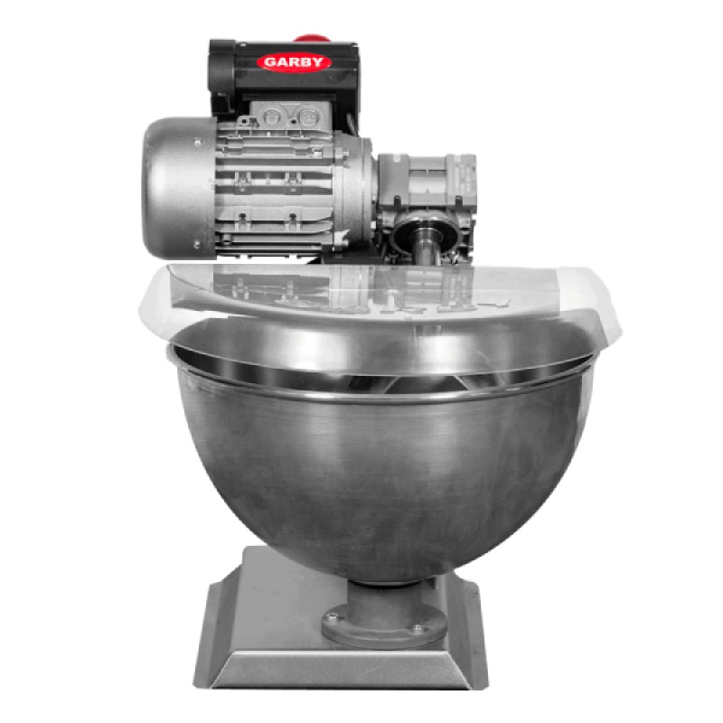 Ζυμωτήριο Z 10A 46x40x51Υcm 10lt 2-5kg Ζυμάρι Φ35cm 0,25HP 230V Inox με Αποσπώμενο Κάδο GARBY