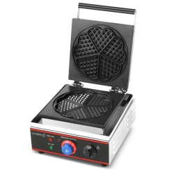 Βαφλιέρα ZH-215 45x35x30cm 1.5kW 220-240V Μονή για Στρογγυλές Βάφλες Καρδιά OLYMPIA