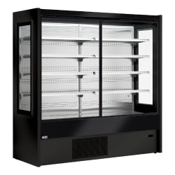 Self service συντήρησης με συρόμενες πόρτες και πανοραμικά πλαϊνά
