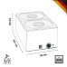 Bain Marie διπλό για GN 1/2 Bain Marie διπλό για GN 1/2