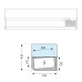 Βιτρίνα Set up μήκους 1500mm για GN 1/4 Βιτρίνα Set up μήκους 1500mm για GN 1/4