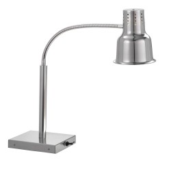 Θερμαντική λυχνία Inox με 1 υπέρυθρη λάμπα