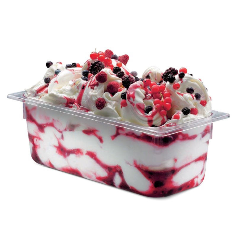 Λεκανάκι παγωτού διάφανο στενό 