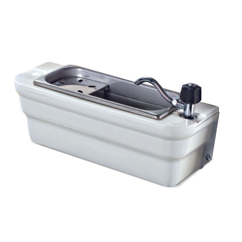 Λεκανάκι με βρυσάκι για σπάτουλες παγωτού