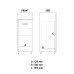 Τυφλή συντήρηση 700 lt για GN 2/1, inox 304 Τυφλή συντήρηση 700 lt για GN 2/1, inox 304