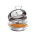 Chafing Dish Flexible στρογγυλό με soft close & παράθυρο ελέγχου Chafing Dish Flexible στρογγυλό με soft close & παράθυρο ελέγχου