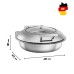 Chafing Dish Flexible στρογγυλό με soft close & παράθυρο ελέγχου Chafing Dish Flexible στρογγυλό με soft close & παράθυρο ελέγχου