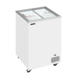 Καταψύκτης με ίσια συρόμενα κρύσταλλα 570x570x897mm