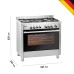 Κουζίνα αερίου 5 εστιών με φούρνο ηλεκτρικό multifunction Κουζίνα αερίου 5 εστιών με φούρνο ηλεκτρικό multifunction