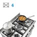 Κουζίνα αερίου 5 εστιών με φούρνο ηλεκτρικό multifunction Κουζίνα αερίου 5 εστιών με φούρνο ηλεκτρικό multifunction