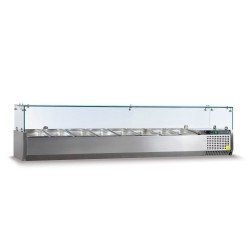 Βιτρίνα Set up μήκους 1800mm για GN 1/3