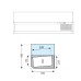 Βιτρίνα Set up μήκους 1200mm για GN 1/4 Βιτρίνα Set up μήκους 1200mm για GN 1/4