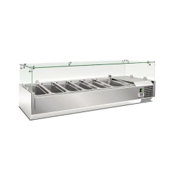 Βιτρίνα Set up μήκους 1500 mm για GN