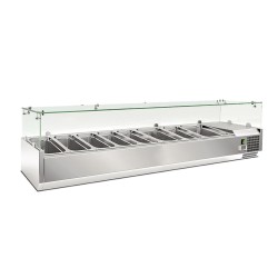 Βιτρίνα Set up μήκους 1800 mm για GN