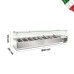 Βιτρίνα Set up μήκους 1800 mm για GN Βιτρίνα Set up μήκους 1800 mm για GN