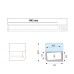 Βιτρίνα Set up μήκους 1800 mm για GN Βιτρίνα Set up μήκους 1800 mm για GN