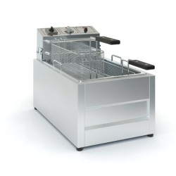 Φριτέζα ΤX13 37x64x44cm 8.4kW 380V Ηλεκτρική Μονή 10-13lt Επιτραπέζια TZETHAN