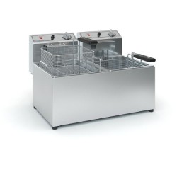 Φριτέζα Φ1003 56x43x38cm 7.2kW 230V Ηλεκτρική Διπλή 2x5-7lt Επιτραπέζια TZETHAN