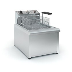 Φριτέζα Φ700/380 36x57x44cm 5.1kW 380V3N Ηλεκτρική Μονή 8-10lt Επιτραπέζια TZETHAN