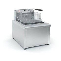 Φριτέζα Φ700/ΡΕΛΕ 36x57x44cm 4.2kW 230V Ηλεκτρική Μονή 8-10lt Επιτραπέζια TZETHAN
