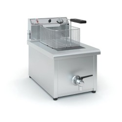 Φριτέζα Φ701 32x54x44cm 3.6kW 230V Ηλεκτρική 6-8lt Μονή με Βρύση Επιτραπέζια TZETHAN